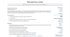 Desktop Screenshot of iwaruna.com